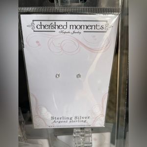 NEW - Cherished Moments Children's Sterling Silver Earrings